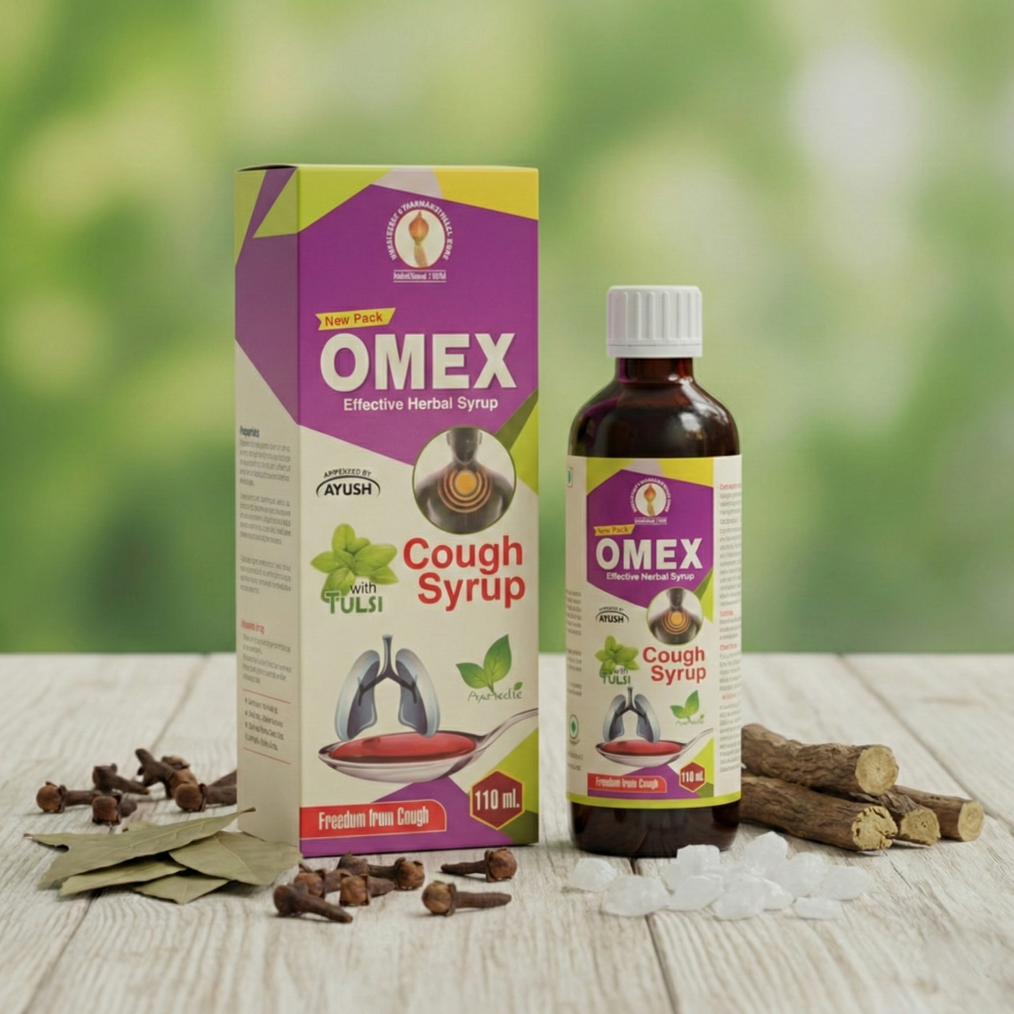 OMEX Herbal Cough Syrup