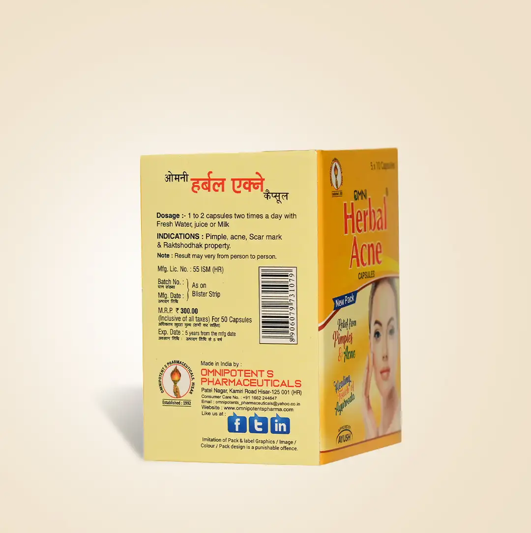 OMNI Herbal Acne Capsules - Image 3